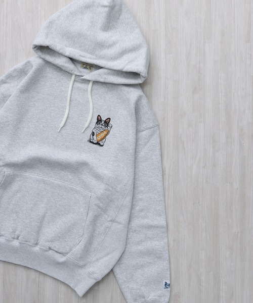 The Endless Summer(エンドレスサマー)の「TES BONSAI SWEAT PARKA / スウェットパーカー(パーカー・メンズ・ホワイト/ベージュ/グレー・SMALL/MEDIUM/LARGE/X-LARGE)」の6枚目の写真