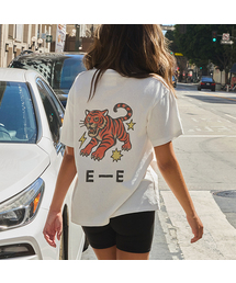 ERER（エルエル）の「Vintage Tiger Artwork T-Shirt White（Tシャツ/カットソー）」