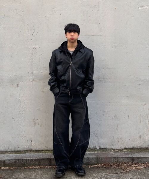 JUAN HOMME(ジュアンオム)の「ツイストデニムパンツ(ブラック)(デニムパンツ・メンズ・その他・SMALL/MEDIUM/LARGE)」の20枚目の写真