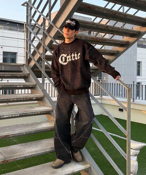 JUAN HOMME(ジュアンオム)の「ツイストデニムパンツ(ブラック)(デニムパンツ・メンズ・その他・SMALL/MEDIUM/LARGE)」の14枚目の写真