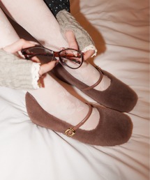 IMARI（イマリ）の「【 IMARI / イマリ 】 ボア メリージェーン シューズ #（パンプス）」