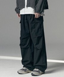 Ripstop Utility Cargo Pants - Black