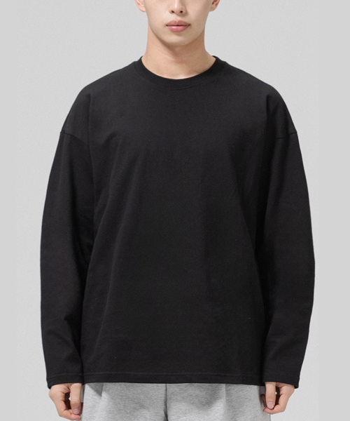 GRANFINNY(グランフィニ)の「ベーシックラウンドロングスリーブ-ブラック(Tシャツ/カットソー・レディース・ブラック・LARGE/X-LARGE/MEDIUM)」の3枚目の写真