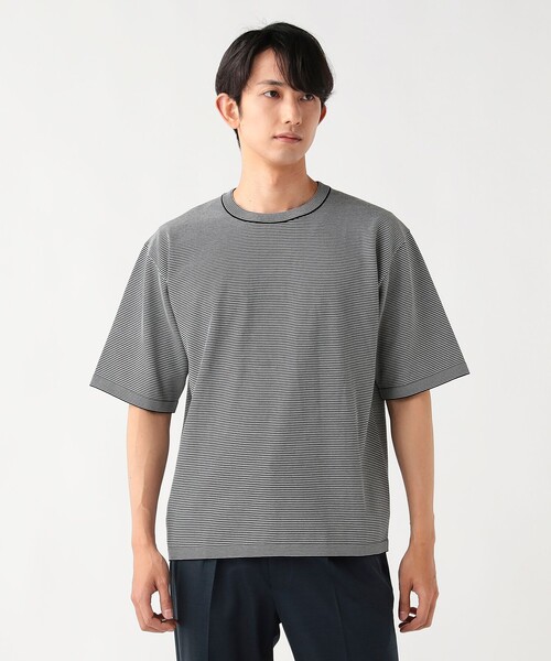 BEAMS HEART(ビームスハート)の「【7/2値下げ】サマーニット Tシャツ(Tシャツ/カットソー・メンズ・ブラック/その他/オフホワイト・SMALL/MEDIUM/LARGE/X-LARGE)」の13枚目の写真