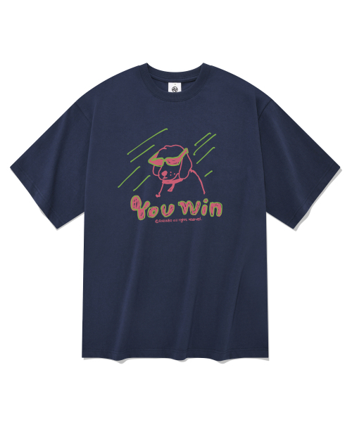 RADINEO(ラディネオ)の「ユーウィン半袖Tシャツネイビー(Tシャツ/カットソー・メンズ・その他・SMALL/MEDIUM/LARGE/X-LARGE)」の1枚目の写真