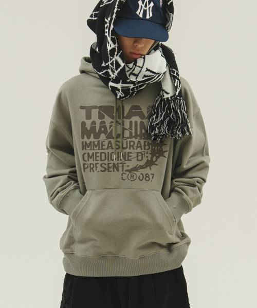 CAMEL WORK(キャメルワーク)の「トライアルマシン フードパーカー(カーキ)(パーカー・メンズ・その他・MEDIUM/LARGE/X-LARGE)」の1枚目の写真