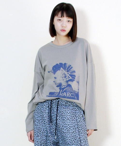 DEMARC（ドゥマーク）の「ヴィンテージパンクルーズフィット長袖Tシャツグレー（Tシャツ/カットソー・レディース・その他・MEDIUM/LARGE）」の8枚目の写真