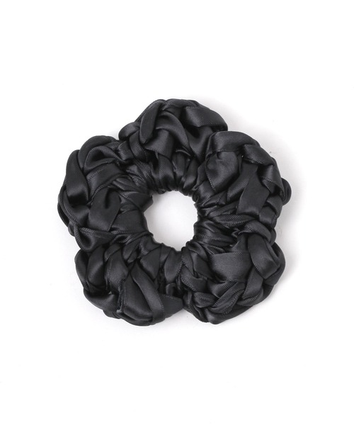 GEORGE'S（ジョージズ）の「フラワーモチーフシュシュ（シュシュ・レディース・グレー/ブラック・FREE）」の2枚目の写真