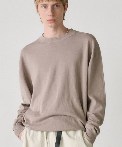 NOUN(ノウン)の「essential knit (beige)(ニット/セーター・メンズ・その他・1/2)」の4枚目の写真