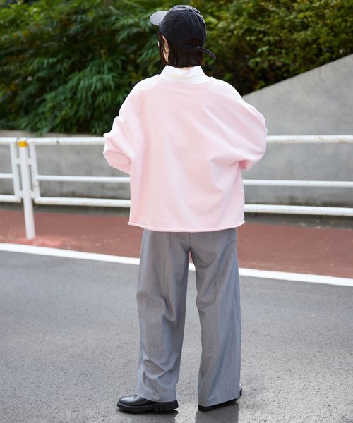 SLOBE IENA（スローブイエナ）の「裏毛スキッパープルオーバー（スウェット・レディース・ピンク系その他/グレー/ベージュ・FREE）」の17枚目の写真