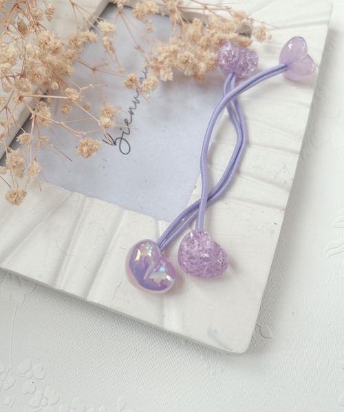 セール】lulunoix/キラキラハートヘアゴム N15450（ヘアゴム）｜CERCA