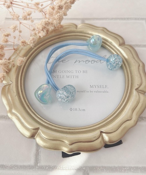 セール】lulunoix/キラキラハートヘアゴム N15450（ヘアゴム）｜CERCA