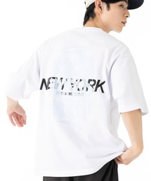 ニューエラ 半袖Tシャツ オーバーサイズ グラフィティロゴ