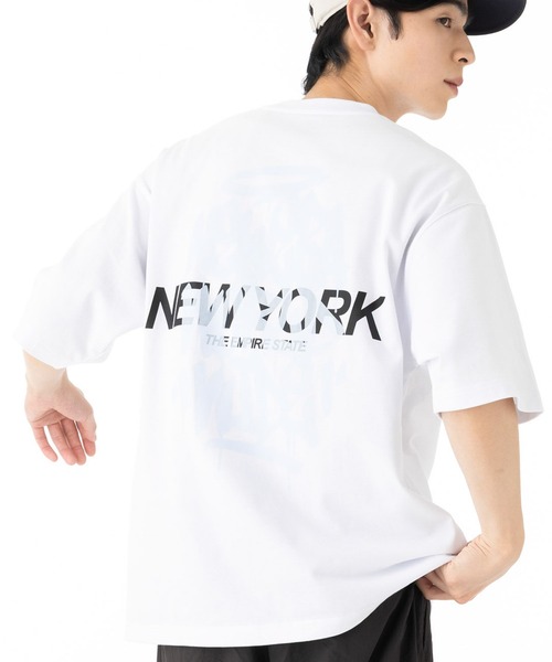 ニューエラ 半袖Tシャツ オーバーサイズ グラフィティロゴ（Tシャツ