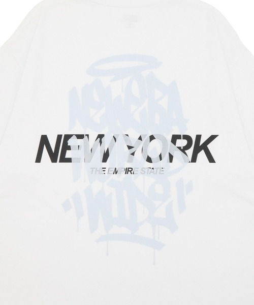 NEW ERA(ニューエラ)の「ニューエラ 半袖Tシャツ オーバーサイズ グラフィティロゴ(Tシャツ/カットソー・メンズ・ホワイト/ブラック/ベージュ/ブルー・XXL/XL/L/M/S)」の14枚目の写真