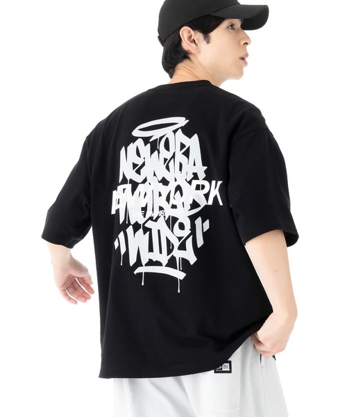 NEW ERA(ニューエラ)の「ニューエラ 半袖Tシャツ オーバーサイズ グラフィティロゴ(Tシャツ/カットソー・メンズ・ホワイト/ブラック/ベージュ/ブルー・XXL/XL/L/M/S)」の19枚目の写真