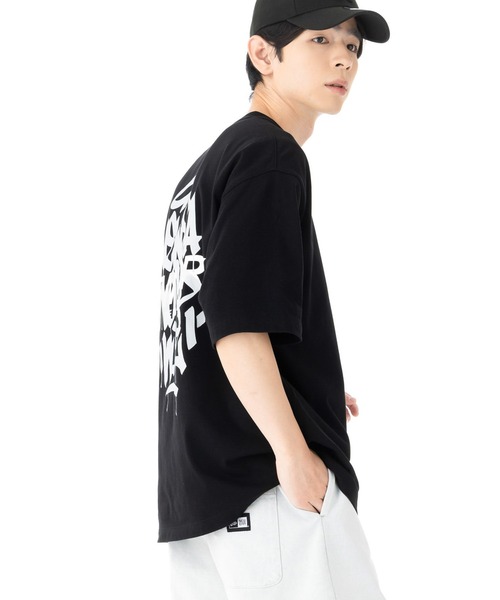 NEW ERA(ニューエラ)の「ニューエラ 半袖Tシャツ オーバーサイズ グラフィティロゴ(Tシャツ/カットソー・メンズ・ホワイト/ブラック/ベージュ/ブルー・XXL/XL/L/M/S)」の17枚目の写真