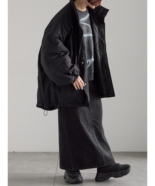 セール】【ZOZO限定】リバーシブルスタンドパッファーコート（その他