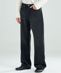ZPLISH（ジプリシュ）の「wide denim pants black（デニムパンツ）」