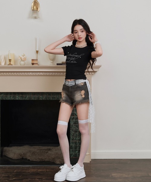 andwang kirakira short pants パンツ パンツ ANDWANG Kirakira short pants andwang kirakira short pants