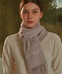 WHITE PROJECT（ホワイトプロジェクト）の「[Gift Box]_Virgin Wool 100 Muffler_Aurora Pink（マフラー）」