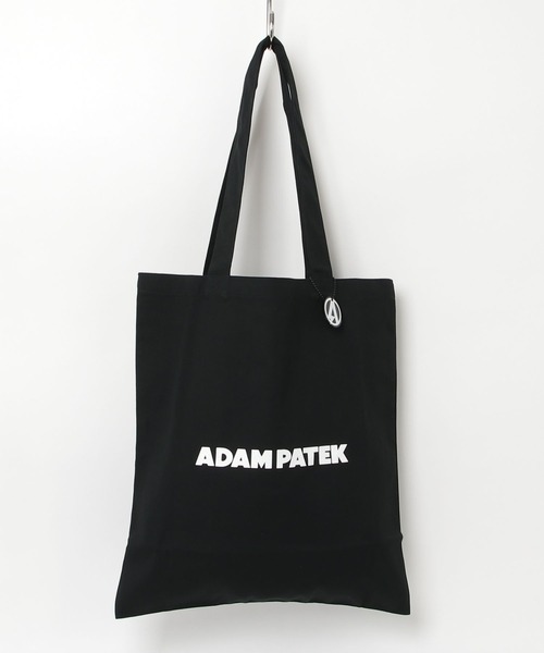 ADAM PATEK(アダムパテック)の「《ADAMPATEK》basic logo daily tote/ベーシックロゴデイリートート(トートバッグ・メンズ・ブラック・FREE)」の1枚目の写真