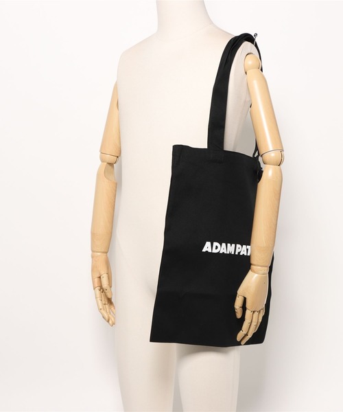 ADAM PATEK(アダムパテック)の「《ADAMPATEK》basic logo daily tote/ベーシックロゴデイリートート(トートバッグ・メンズ・ブラック・FREE)」の3枚目の写真
