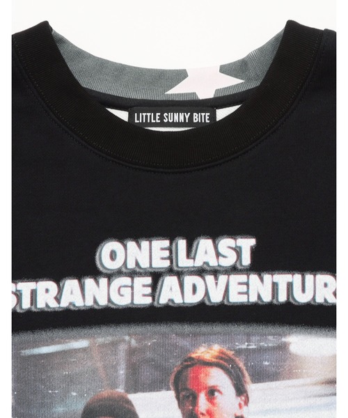 Little sunny bite（リトルサニーバイト）の「【Little sunny bite】stranger things x little sunny bite graphic sweat top（スウェット・レディース・ブラック/ネイビー/ホワイト・MEDIUM/SMALL）」の5枚目の写真