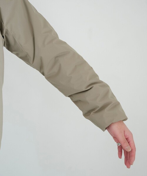 coen（コーエン）の「ウィンドブロックノーカラーカーデ【撥水、防風、抗菌防臭（中綿）】（その他アウター・メンズ・ブラック/ベージュ/ダークグレー・S/M/L/XL）」の22枚目の写真