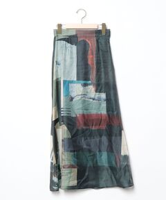 セール】UND LANDSCAPE PRINT WAIST SLIT SKIRT（スカート）｜Ameri