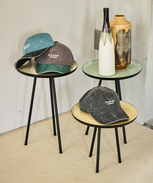 GLOBAL WORK（グローバルワーク）の「バイカラーピグメントキャップ/632274（キャップ・メンズ・ダークブラウン/ブルー/ブラック・FREE）」の10枚目の写真