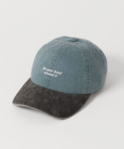 GLOBAL WORK（グローバルワーク）の「バイカラーピグメントキャップ/632274（キャップ・メンズ・ダークブラウン/ブルー/ブラック・FREE）」の12枚目の写真