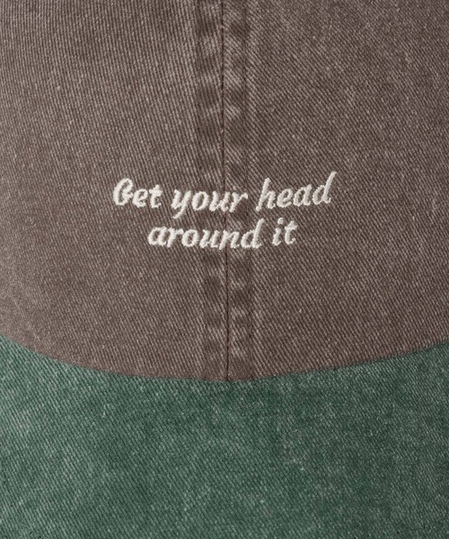 GLOBAL WORK（グローバルワーク）の「バイカラーピグメントキャップ/632274（キャップ・メンズ・ダークブラウン/ブルー/ブラック・FREE）」の21枚目の写真