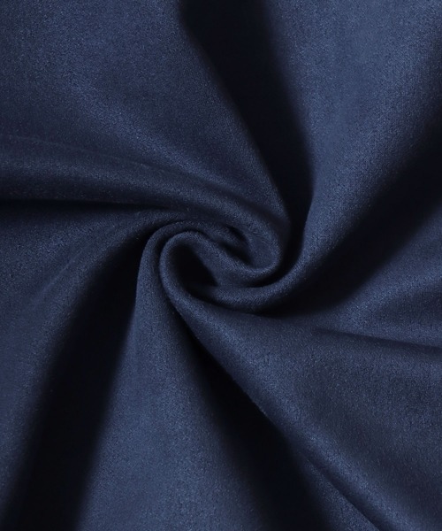 SITRY（シトリー）の「Leopard Logo Fake Suede Sweat Zip Hoodie/レオパードロゴ グランジ オーバーサイズ ダブルジップ フェイクスエード フルジップパーカー フーディー パーカー スウェット レディース メンズ（パーカー・メンズ・チャコール/ネイビー/ピンク・M/L）」の11枚目の写真