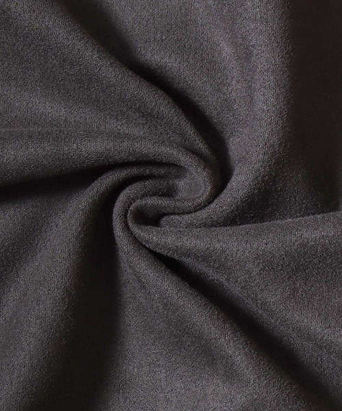 SITRY（シトリー）の「Leopard Logo Fake Suede Sweat Zip Hoodie/レオパードロゴ グランジ オーバーサイズ ダブルジップ フェイクスエード フルジップパーカー フーディー パーカー スウェット レディース メンズ（パーカー・メンズ・チャコール/ネイビー/ピンク・M/L）」の12枚目の写真