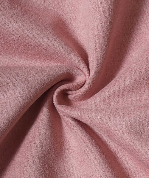 SITRY（シトリー）の「Leopard Logo Fake Suede Sweat Zip Hoodie/レオパードロゴ グランジ オーバーサイズ ダブルジップ フェイクスエード フルジップパーカー フーディー パーカー スウェット レディース メンズ（パーカー・メンズ・チャコール/ネイビー/ピンク・M/L）」の10枚目の写真