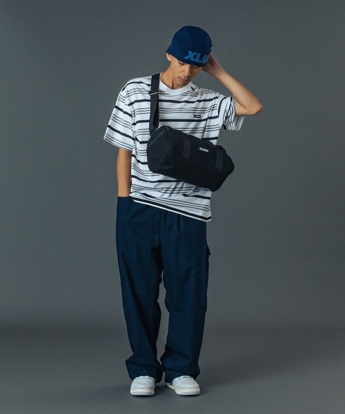 XLARGE（エクストララージ）の「CANVAS TACTICAL BARREL BAG（ショルダーバッグ・メンズ・ブラック/グレー/カモフラージュ・ONE SIZE）」の9枚目の写真