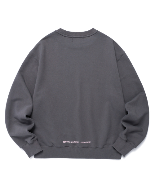eastserviceshop(イーストサービスショップ)の「Symbol Sweatshirt - Charcoal(スウェット・レディース・その他・SMALL/MEDIUM/LARGE)」の2枚目の写真