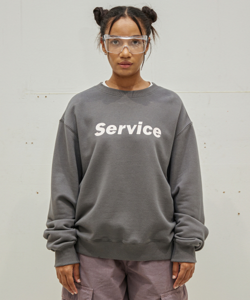 eastserviceshop(イーストサービスショップ)の「Symbol Sweatshirt - Charcoal(スウェット・レディース・その他・SMALL/MEDIUM/LARGE)」の4枚目の写真