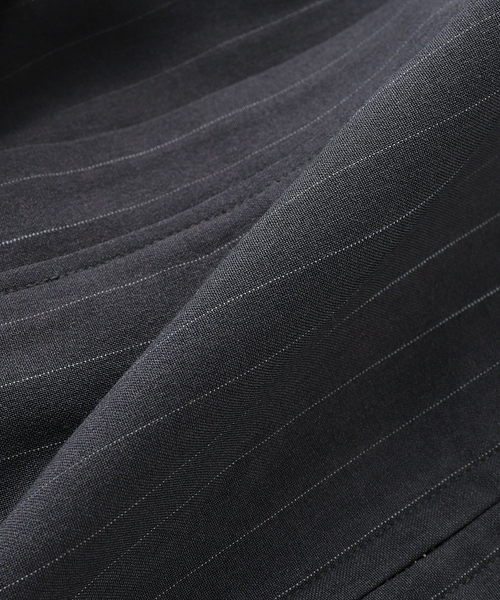 JIEDA(ジエダ)の「JIEDA / ジエダ STRIPE ZIP JACKET(ブルゾン・メンズ・グレー/ネイビー・1/2)」の6枚目の写真