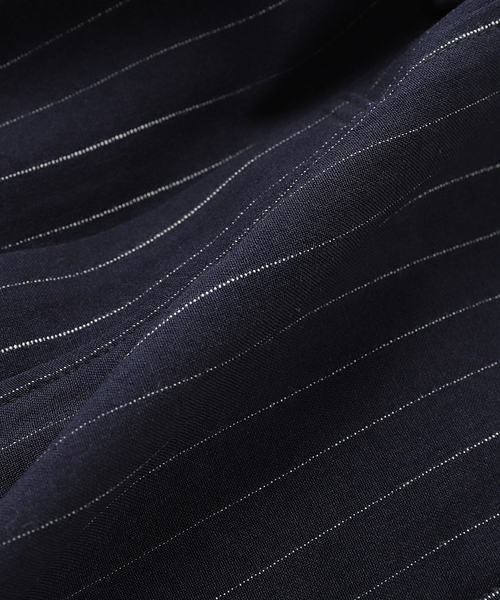 JIEDA(ジエダ)の「JIEDA / ジエダ STRIPE ZIP JACKET(ブルゾン・メンズ・グレー/ネイビー・1/2)」の7枚目の写真