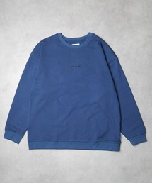 【RES】【ATELANE】コットン裏毛ルーズシルエット刺繍クルー