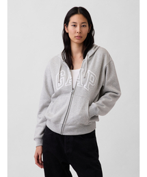 GAP（ギャップ）の「リラックスフィット GAPロゴ ジップアップパーカー（パーカー）」