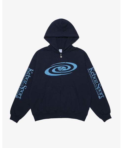 KEBOZ（ケボズ）の「GR2 SWEAT FULL ZIP HOODIE（パーカー・メンズ・オレンジ/グリーン/ネイビー・XL/L/M/2XL/S）」の3枚目の写真