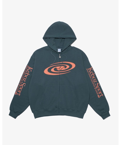 KEBOZ（ケボズ）の「GR2 SWEAT FULL ZIP HOODIE（パーカー・メンズ・オレンジ/グリーン/ネイビー・XL/L/M/2XL/S）」の2枚目の写真