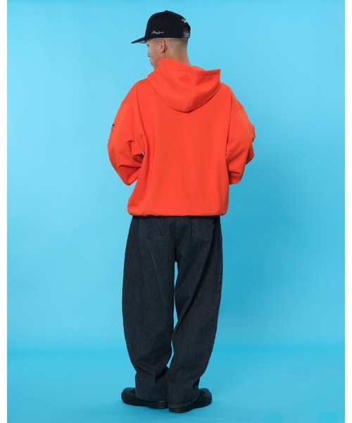 KEBOZ（ケボズ）の「GR2 SWEAT FULL ZIP HOODIE（パーカー・メンズ・オレンジ/グリーン/ネイビー・XL/L/M/2XL/S）」の5枚目の写真