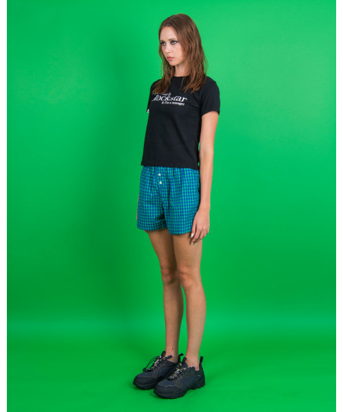 JOEGUSH（ジョーガッシュ）の「My cat is Rockstar (CROP VER.) (Black)（Tシャツ/カットソー・レディース・その他・ONE SIZE）」の3枚目の写真