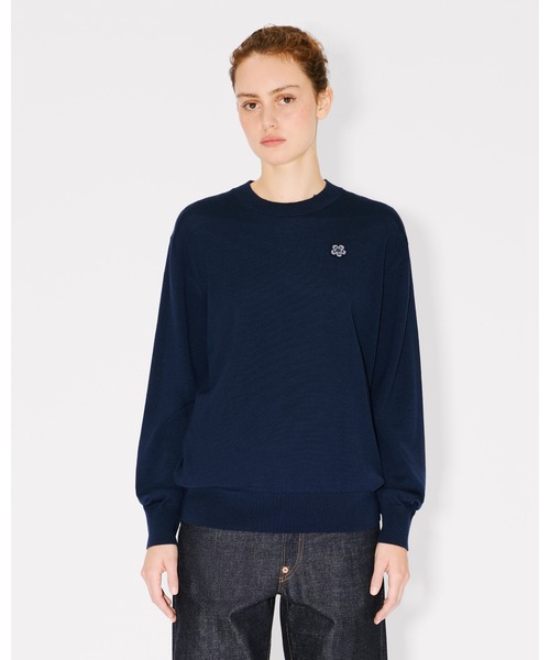 KENZO(ケンゾー)の「'Boke Flower' ジャンパー イン メリノ ウール(その他トップス・レディース・ブルー系その他4・SMALL)」の2枚目の写真