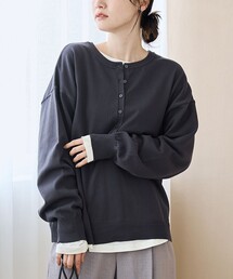 【新色登場/セットアイテム】2wayヘンリーネックニットセット(WEB限定カラーあり)