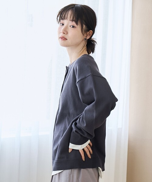 coen（コーエン）の「【セットアイテム】2wayヘンリーネックニットセット（ニット/セーター・レディース・ダークグレー/ライム/ピンク/ライトグレー・L/M）」の14枚目の写真